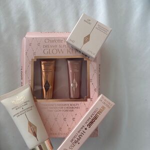 NEW bundle charlotte tilbury superstar glow kit  , two lipsticks, wonder glow